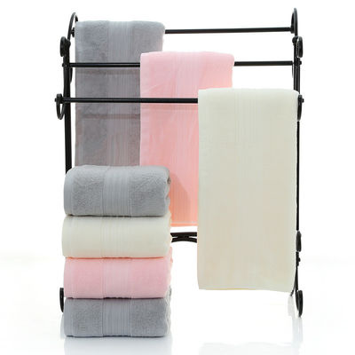Customizable Logo 100% Cotton Towel Set 6 Piece for Bathroom Space Requirements