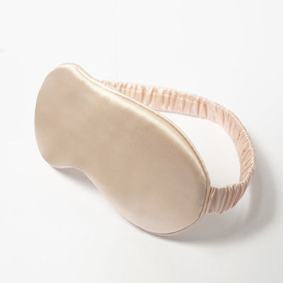 Adjustable Sleep Eye Mask Custom Logo Satin Silk Eye Shade for Normal Skin Type Travel