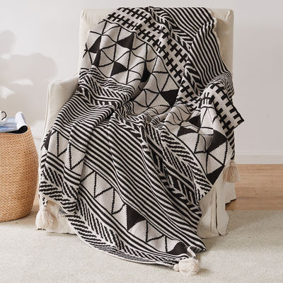 Summer Boho Throw Blanket Set Free Sample for Soft and Large Knitting Travel