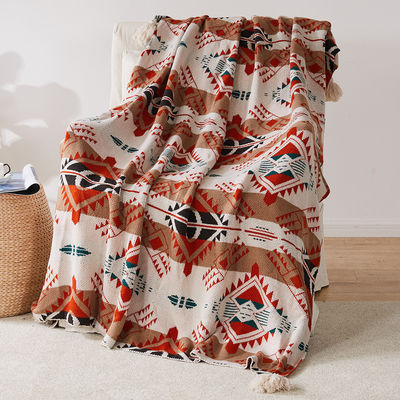 Summer Boho Throw Blanket Set Free Sample for Soft and Large Knitting Travel