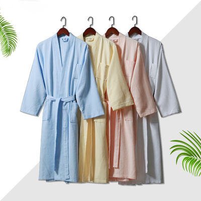 Comfortable and Absorbent Coral Fleece Bath Towel Robe for Women Adult Size