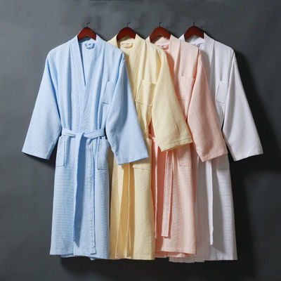 Comfortable and Absorbent Coral Fleece Bath Towel Robe for Women Adult Size
