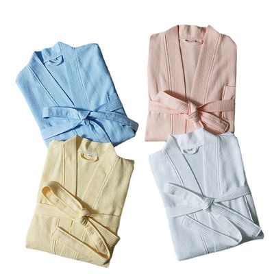 Comfortable and Absorbent Coral Fleece Bath Towel Robe for Women Adult Size