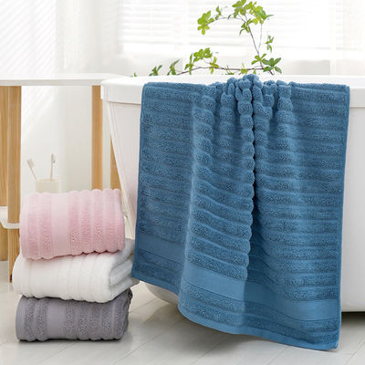 Custom Private Label Large Thick 100% Cotton Bath Towel with Embroidered Logo