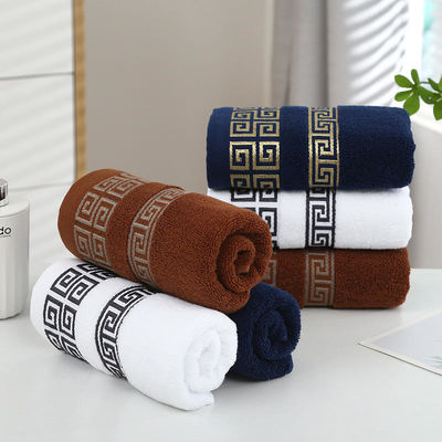Luxury Hotel Embroidery Custom Thick Super Soft Bathroom Bath 100% Cotton Towel Sets