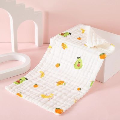 Soft and Gentle Woven Cotton Baby Towel High Density 6 Layers Non-Fluorescent 25*50cm
