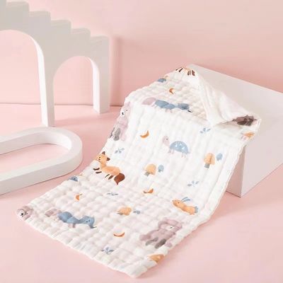 Soft and Gentle Woven Cotton Baby Towel High Density 6 Layers Non-Fluorescent 25*50cm
