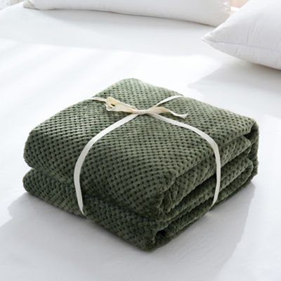 Customized Size Coral Fleece Blanket for Office Nap 150*200cm Soft Touch Sofa Blankets