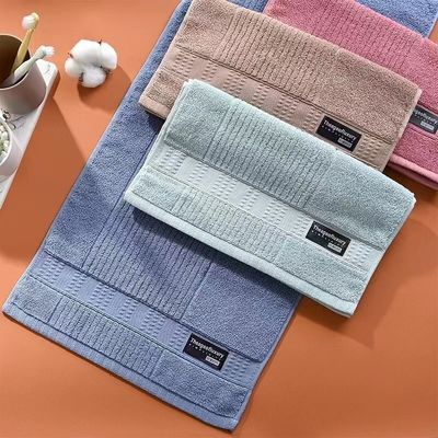 Cotton Double Sided Piano Stripe Towel with Customized Logo and Child-Proof Labeling