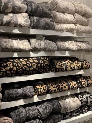 Cotton Custom Blanket Pattern Printing Leopard Print Cozy Hand Feel Soft Throw Blanket
