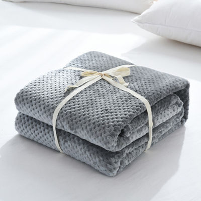 2023 Customized Size Colorful Coral Fleece Blanket for Office Nap and Children's Throw