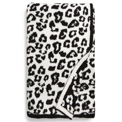 Home Appliance Comfortable Knitted Throw Blanket with Leopard Zebra Print in 22 Colors