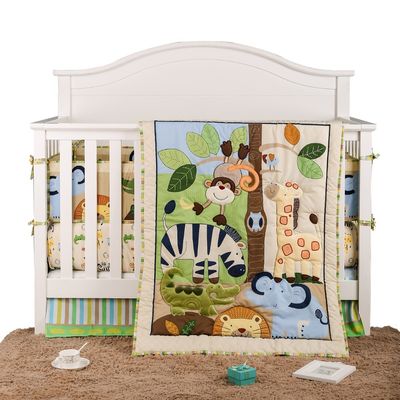Comfortable and Breathable Baby Duvet Bedding Sets Collections for Girl's Nursery