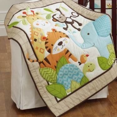 Comfortable and Breathable Baby Duvet Bedding Sets Collections for Girl's Nursery