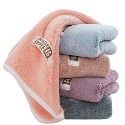 Coral Velvet Face Towel Thick and Soft Great for Absorbing Sweat Can Be Personalized