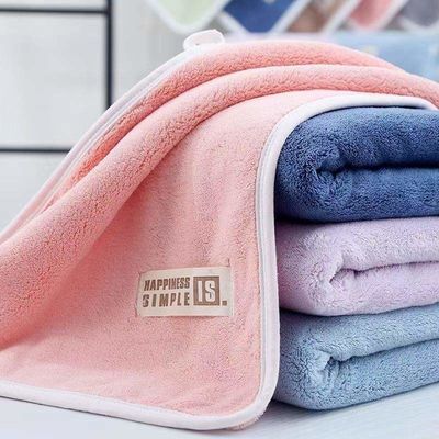 Coral Velvet Face Towel Thick and Soft Great for Absorbing Sweat Can Be Personalized
