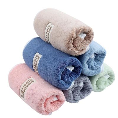 Coral Velvet Face Towel Thick and Soft Great for Absorbing Sweat Can Be Personalized