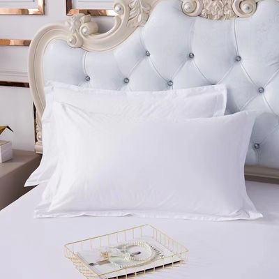 Hotel'S Bedding Collection With Luxurious White Cotton Satin Pillowcase