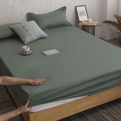 Custom Dust Sheet Cover Polyester Fitted Sheet in Grade A for Twin Queen King Size