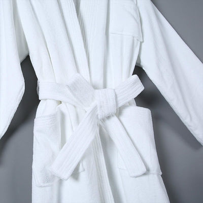 Hotel Cotton Bathrobe Hypoallergenic and Soft Medium Length Nightgown for Adults