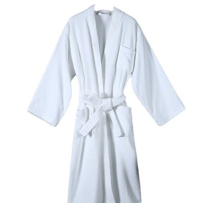 Hotel Cotton Bathrobe Hypoallergenic and Soft Medium Length Nightgown for Adults