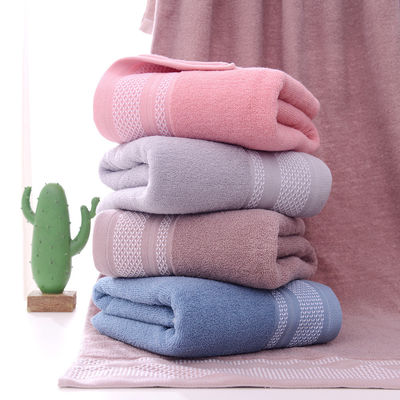 Thickened Plain Color Beauty Salon Gift Advantage of Soft Absorbent Cotton Bath Towel