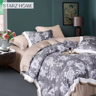 Add a Touch of Elegance to Your Bedroom with Our All-Season Floral Printed Bedding Set