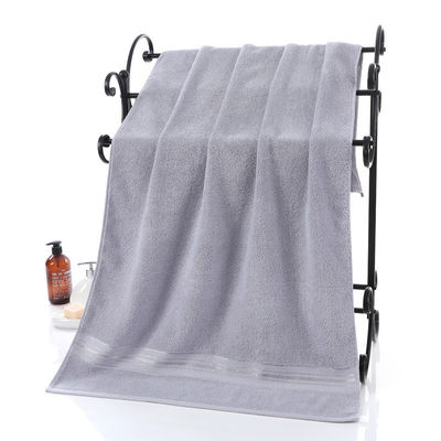 Solid Pure Cotton Beach Bath Towel Thickened Household Large Towel for Convenience