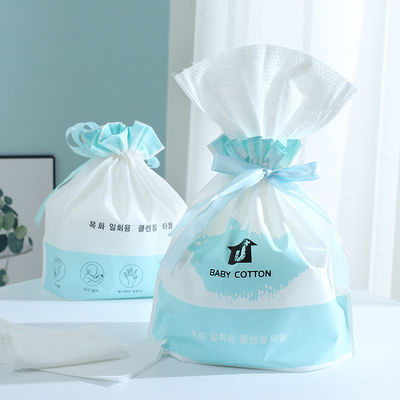 35*75cm Customized Color Pure Cotton Disposable Face Towel for Home Travel Beauty Salon