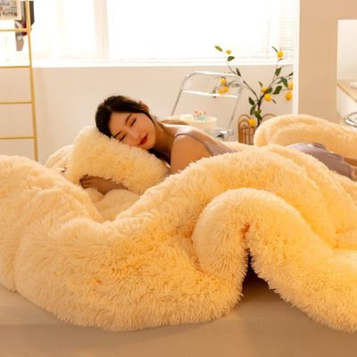 King Size Customized Color All-Season Warmth Organic Breathable Puffy Quilt