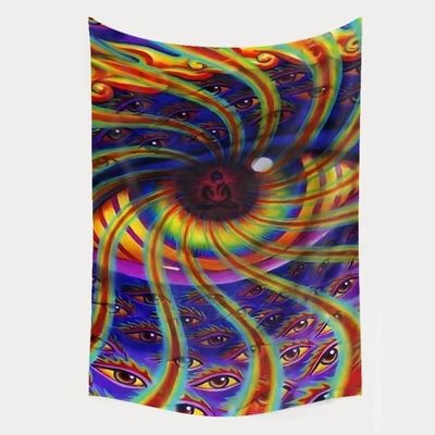 3D Print Trippy Mushroom Tapestry Hippie Psychedelic Abstract Art Tapiz for Wall Hanging