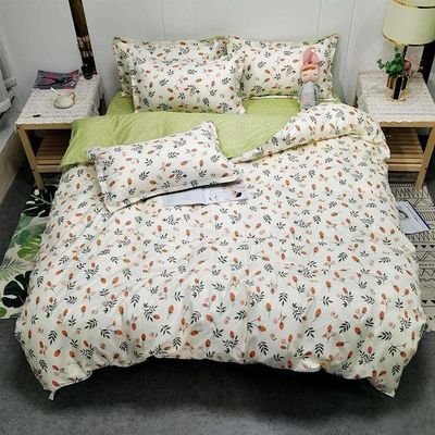 100% Luxury Hotel Bed Sheet Set with 2Pcs Pillow Case Nondisposable and Customized