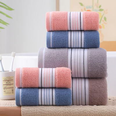 Customized Logo Cotton Jacquard Adult Towels Bath Towels for Home and Sport Activities