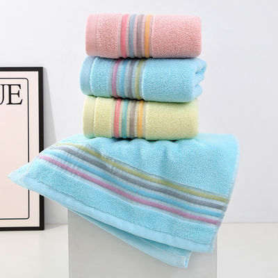 Customized Logo Cotton Jacquard Adult Towels Bath Towels for Home and Sport Activities