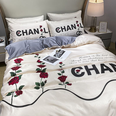 Grade A Sanding 100% Polyester 3D Printed King Size Luxury Bedding Set for Bed Cover