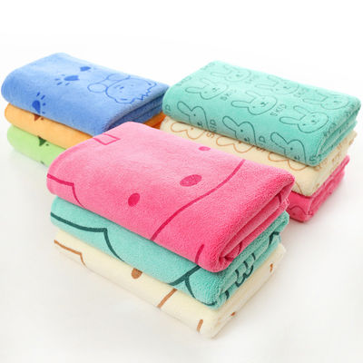 Customized Color Microfiber Cartoon Rabbit Head Soft Absorbent Thickening Face Towel