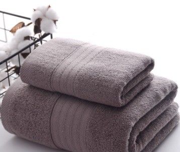 Soft and Skin-Friendly 100% Cotton Towels Thickened Absorbent Quick Drying for All Ages