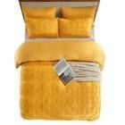 Hotel 100% Cotton Embroidered Duvet Cover Bedding Set 4 Piece with 40 Fabric Count