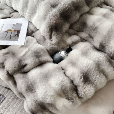 Luxury and Warmth with Sustainable Milk Velvet Mink Rabbit Fur Bedding Set