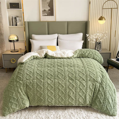 Warm Chunky Thickened Winter Velvet Sherpa Quilt Weight Blanket