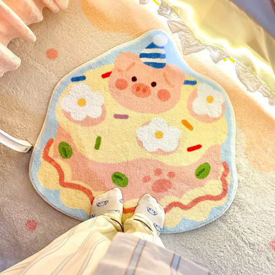 Customized Logo Rugs Cartoon Children's Rug Child Prayer Pink Room Decor Kids Carpet Small Rugs for Bedroom