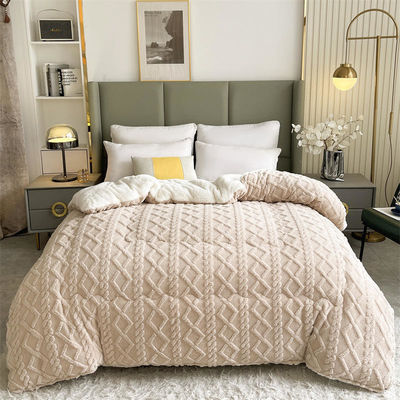 Warm Chunky Thickened Winter Velvet Sherpa Quilt Weight Blanket