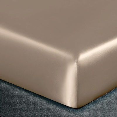 Nondisposable Satin Silk Touch Bedding Set for Home Twin Size Two PCS Flat Bed Sheet