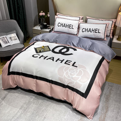 Luxurious Retreat Four Piece Bedding Set With All-Season Ice Silk Bedding Set