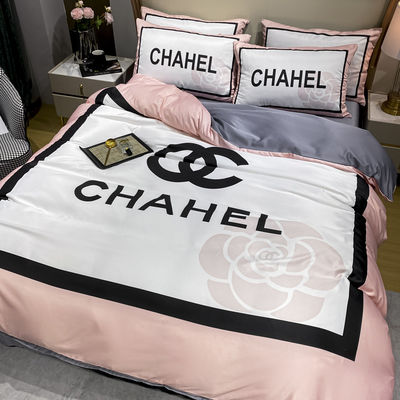 Luxurious Retreat Four Piece Bedding Set With All-Season Ice Silk Bedding Set