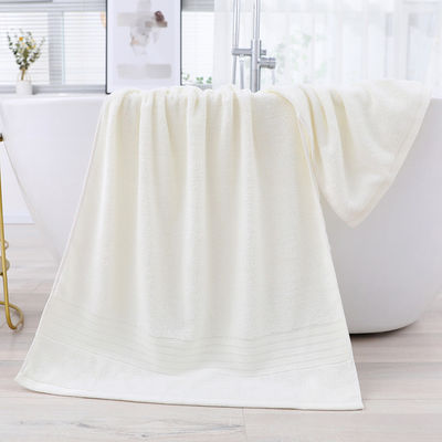 Popular Jacquard Style 100% Pure Cotton Antibacterial Bath Towel for Soft and Durable