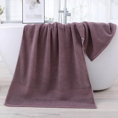 Popular Jacquard Style 100% Pure Cotton Antibacterial Bath Towel for Soft and Durable