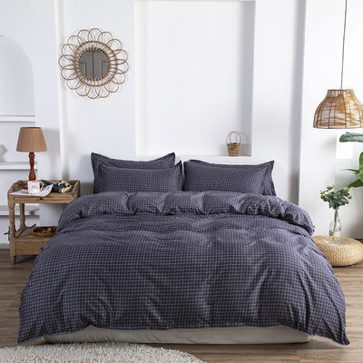 Polyester Fabric 4 Piece Bedding Set for 1.2m Bed White Five Star Hotel Bed Linen