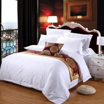 Response within 24 Hours 4pcs Satin Stitch Duvet Bedding Set for King Size Double Bed