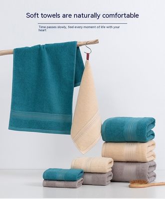 Cotton Rectangle Bath Towel Set 32 Adult Household Face Towel for Soft Absorbent